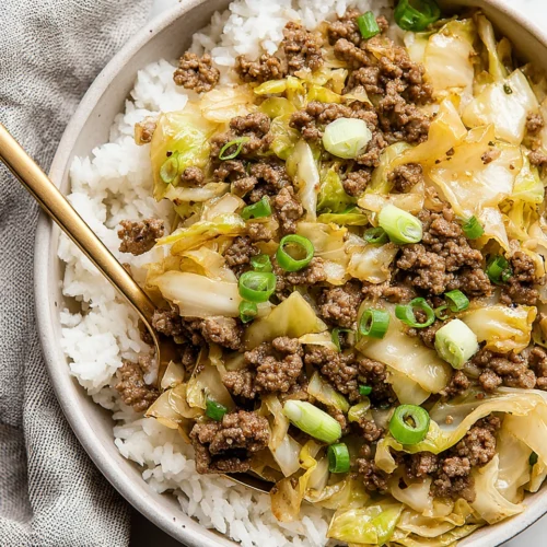 Beef Stir Fry: A Deliciously Simple Weeknight Dinner 1 Quick and savory beef stir fry with rice and cabbage