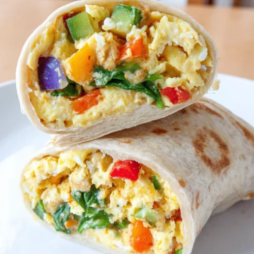 Breakfast Burritos: The Ultimate Make-Ahead Delight 1 Delicious breakfast burritos with colorful fillings.