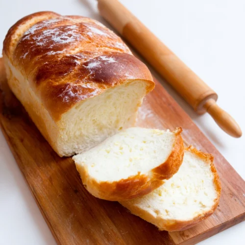 Delicious White Sandwich Bread Made Easy 1 Homemade white sandwich bread, perfect for toast and sandwiches.