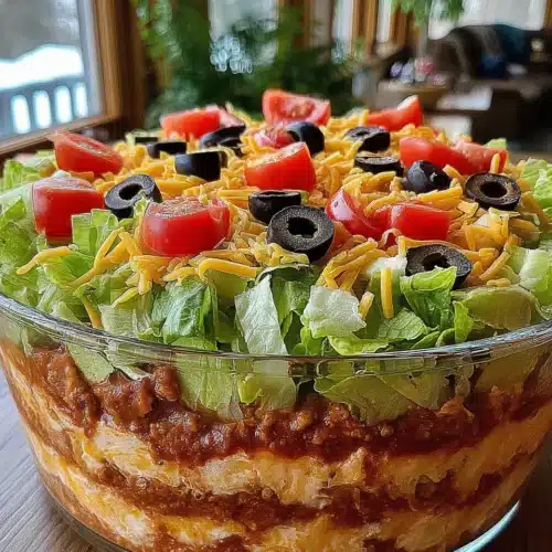 Delicious 7 Layer Dip Recipe for Perfect Snacking 1 Delicious 7 layer dip for gatherings and parties.