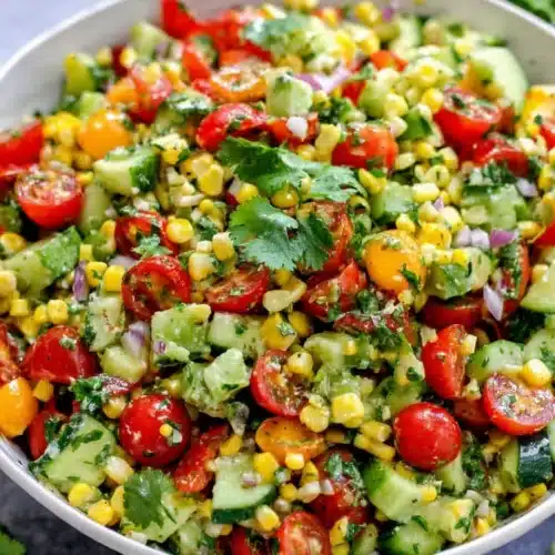Delicious cinco de mayo side dishes with corn and creamy dressing.