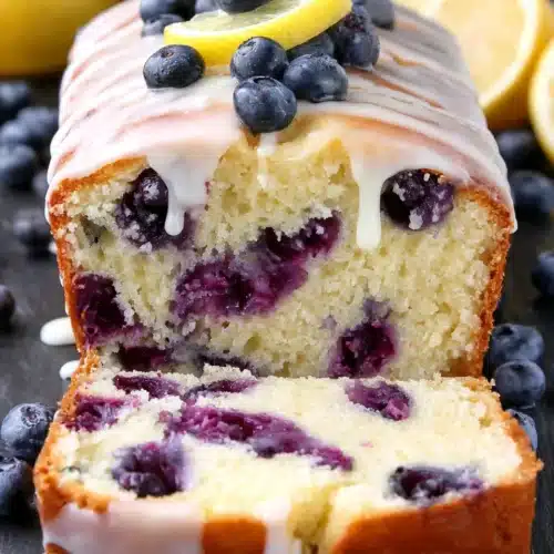 Lemon Blueberry Pound Cake: An Indulgent Delight 1 Indulge in this lemon blueberry pound cake bursting with flavor.