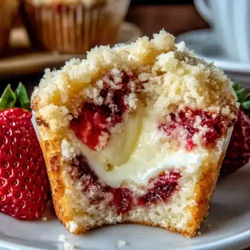 Delicious Strawberry Cream Cheese Pie (No-Bake) Recipe 1 Strawberry cream cheese pie (no-bake) with fresh strawberries and creamy filling