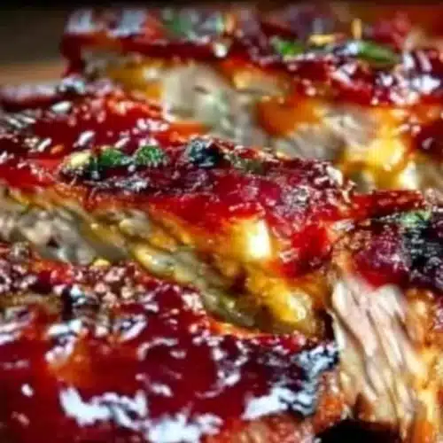 Oven Baked Barbecue Ribs: Irresistibly Tender and Flavorful 1 Juicy oven baked barbecue ribs with sticky glaze and herbs