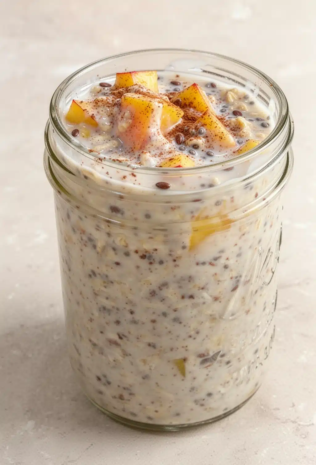 Overnight Peach Cobbler Oatmeal: A Delightful Make-Ahead Breakfast
